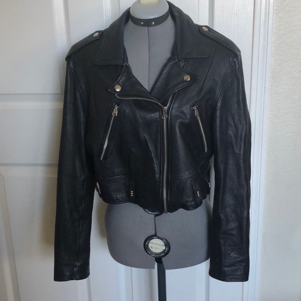 Vintage Trina Young motorcycle jacket